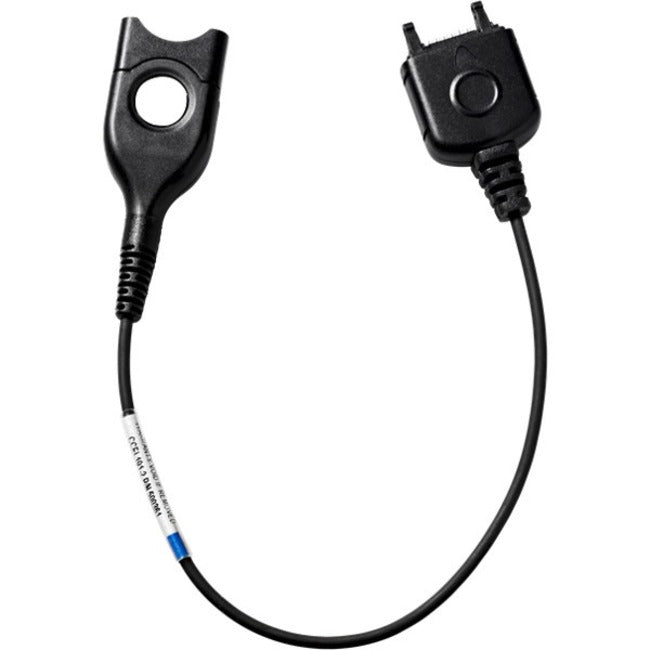 Dect/Gsm Cable, Easy Disconnect To 2.5 Mm 3-Pole Plug, 38 Inch. Straight Cable,