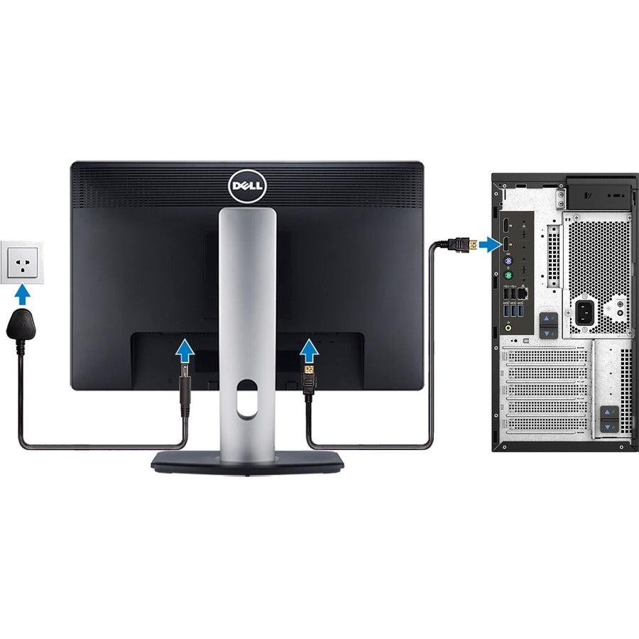 Dell 3650 Ddr4-Sdram I7-10700 Tower Intel® Core™ I7 16 Gb 512 Gb Ssd Windows 10 Pro Workstation Black