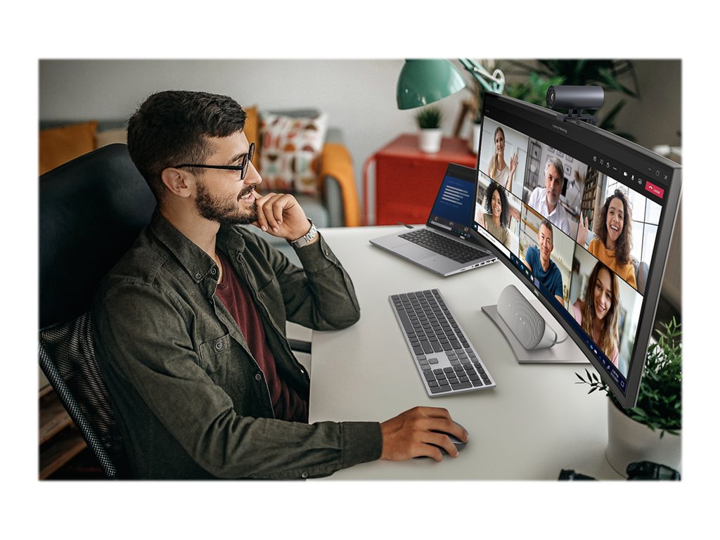 Dell AI Noise Cancellation Speakerphone SP3022 - VoIP desktop speakerphone - wired - active noise canceling - USB-A,