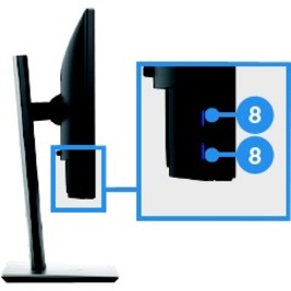 Dell Computer Monitor - HD LED Business Display with ComfortView | Tecisoft P2018H