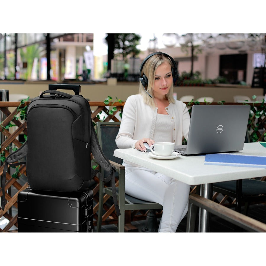 Dell Cp5723 Backpack Casual Backpack Black Fabric, Recycled Plastic