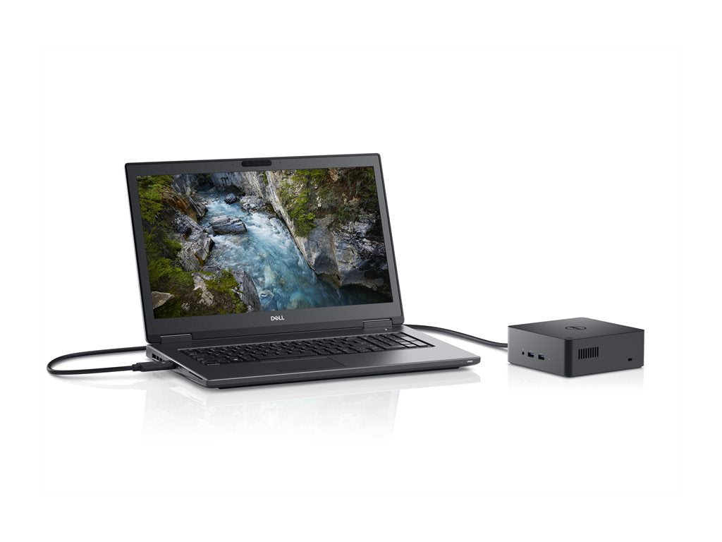 Dell Dual USB-C Thunderbolt Dock TB18DC - Docking station - USB-C / Thunderbolt 3 - VGA, HDMI, DP, Mini DP, Thunderbolt