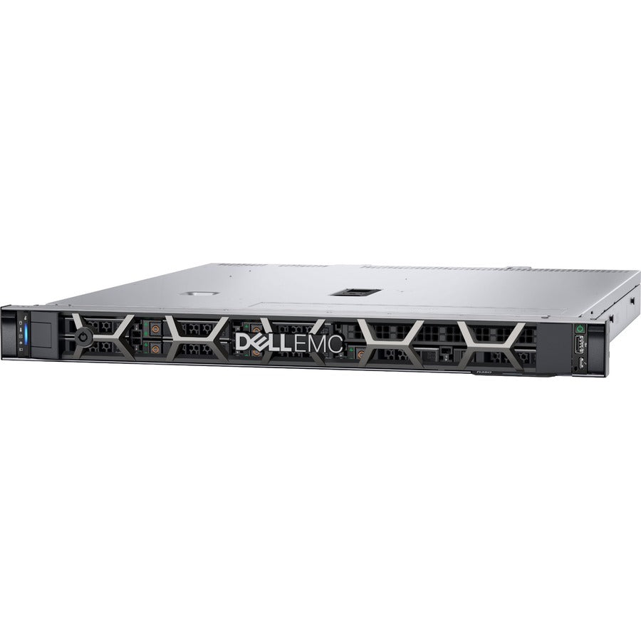 Dell Emc Poweredge R350 1U Rack-Mountable Server - 1 X Intel Xeon E-2314 2.80 Ghz - 8 Gb Ram - 480 Gb Ssd - 12Gb/S Sas, Serial Ata/600 Controller