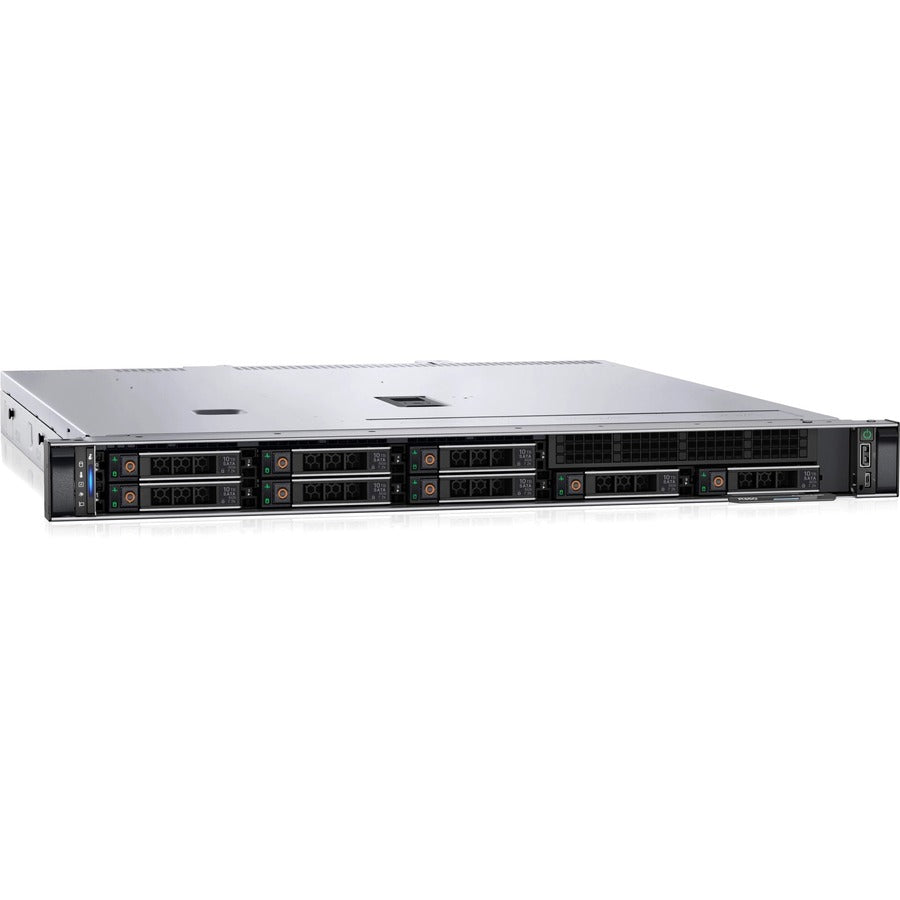 Dell Emc Poweredge R350 1U Rack-Mountable Server - 1 X Intel Xeon E-2334 3.40 Ghz - 8 Gb Ram - 480 Gb Ssd - 12Gb/S Sas, Serial Ata/600 Controller