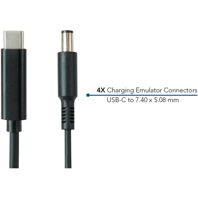 Dell Emulator Charging Cables - 4-Pack Of Usb-C To 7.40 X 5.08Mm Emulator Connec