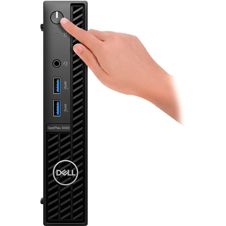 Dell-IMSourcing OptiPlex 3000 Desktop Computer - Intel Core i5 12th Gen i5-12500T - 16 GB - 256 GB SSD - Micro PC - Black 84WKN