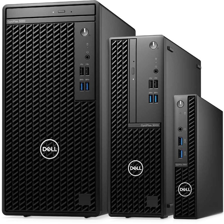 Dell-IMSourcing OptiPlex 3000 Desktop Computer - Intel Core i5 12th Gen i5-12500T - 16 GB - 256 GB SSD - Micro PC - Black 84WKN