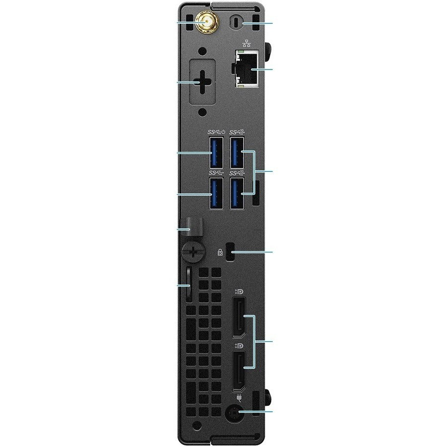 Dell-IMSourcing OptiPlex 7000 7080 Desktop Computer - Intel Core i5 10th Gen i5-10500T - 16 GB - 256 GB SSD - Micro PC YW8YR