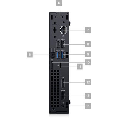 Dell-Imsourcing Optiplex 3000 3060 Desktop Computer - Intel Core I3 8Th Gen I3-8100T 3.10 Ghz - 4 Gb Ram Ddr4 Sdram - 128 Gb Ssd - Micro Pc