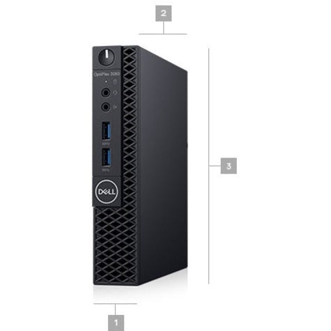 Dell-Imsourcing Optiplex 3000 3060 Desktop Computer - Intel Core I3 8Th Gen I3-8100T 3.10 Ghz - 4 Gb Ram Ddr4 Sdram - 128 Gb Ssd - Micro Pc
