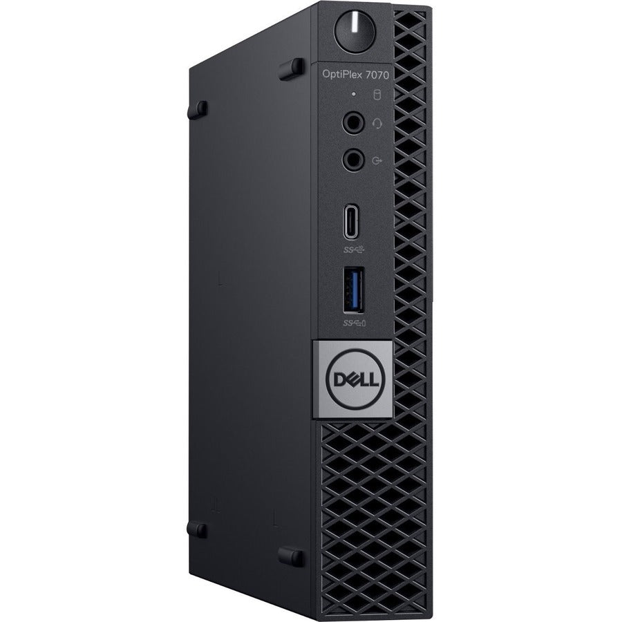 Dell - Ingram Certified Pre-Owned OptiPlex 7000 7070 Desktop Computer - Intel Core i7 9th Gen i7-9700T - 16 GB - 256 GB SSD - Micro PC - Refurbished HXY28-RF