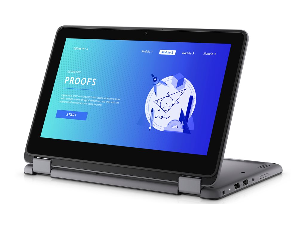 Dell Latitude 3140 - Flip design - Intel N-series - N200 / up to 3.7 GHz - Win 11 Pro National Academic - UHD Graphics - 4 GB YNX3P