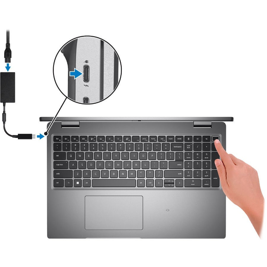 Dell Latitude 5000 5531 15.6 Touchscreen Notebook - Full HD - Intel Core i7 12th Gen i7-12800H - vPro Technology - 16 GB - 512 GB SSD - English (US) Keyboard - Gray" 4H6X1