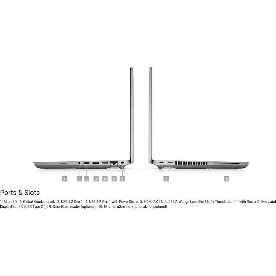 Dell Latitude 5421 Notebook 35.6 Cm (14") Full Hd Intel® Core™ I5 16 Gb Ddr4-Sdram 256 Gb Ssd Wi-Fi 6 (802.11Ax) Windows 10 Pro Grey