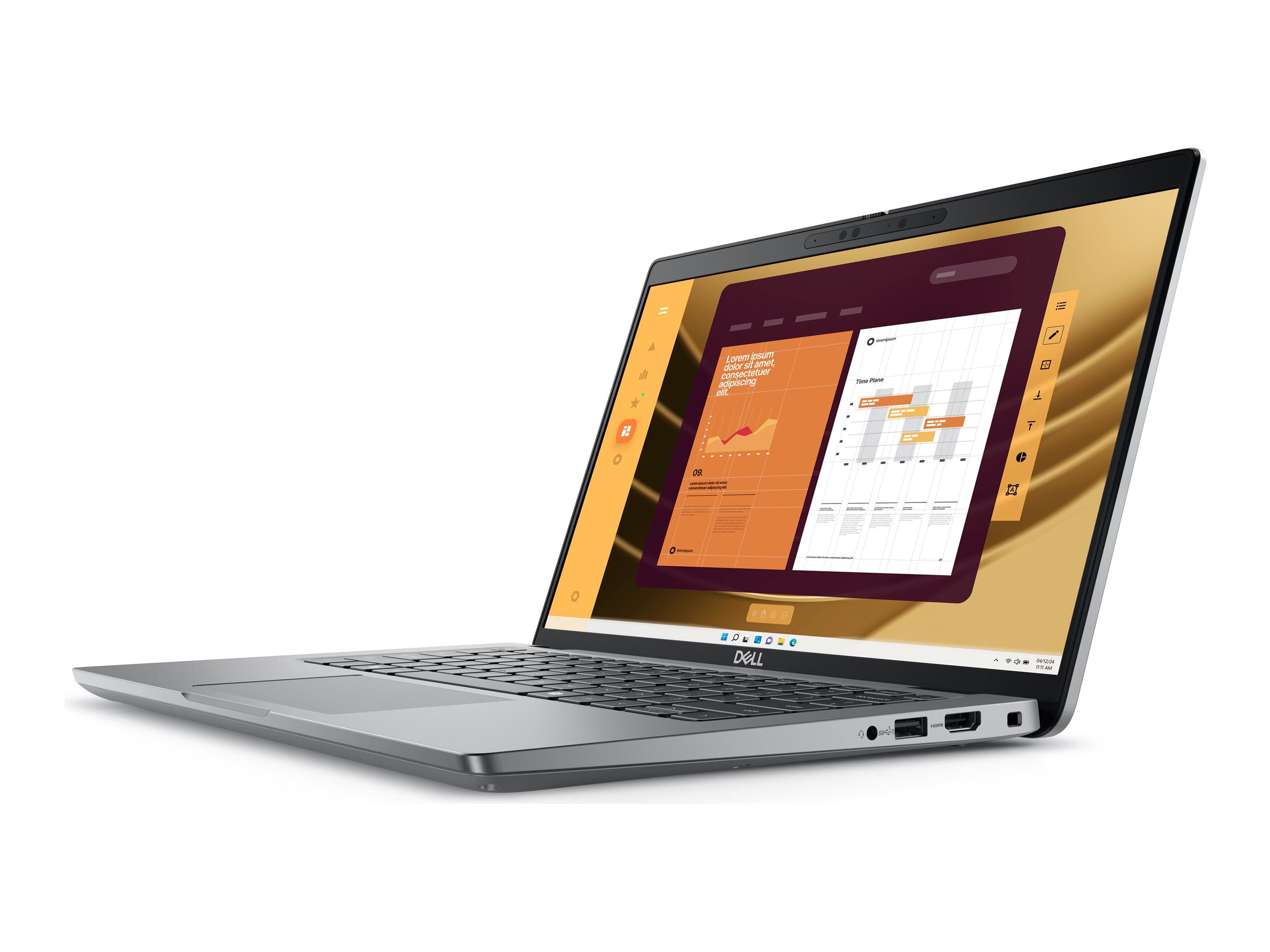 Dell Latitude 5450 (Version 2024) - Intel Core Ultra 7 - 155U / up to 4.8 GHz - Win 11 Pro - Intel Graphics - 16 GB RAM - 512 GXHJ4