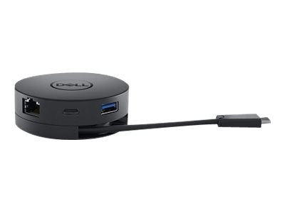 Dell Mobile Adapter DA300 - Docking station - USB-C - VGA - 1GbE - for Latitude 3301, 54XX, 7290, 7310 2-in-1, 73XX,