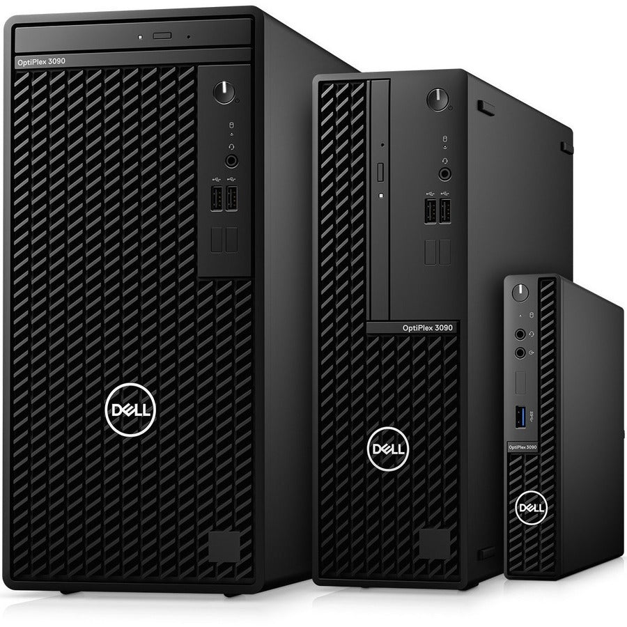 Dell OptiPlex 3000 3090 Desktop Computer - Intel Core i5 10th Gen i5-10500T - 8 GB - 256 GB SSD - Micro PC - Black 9WGCG