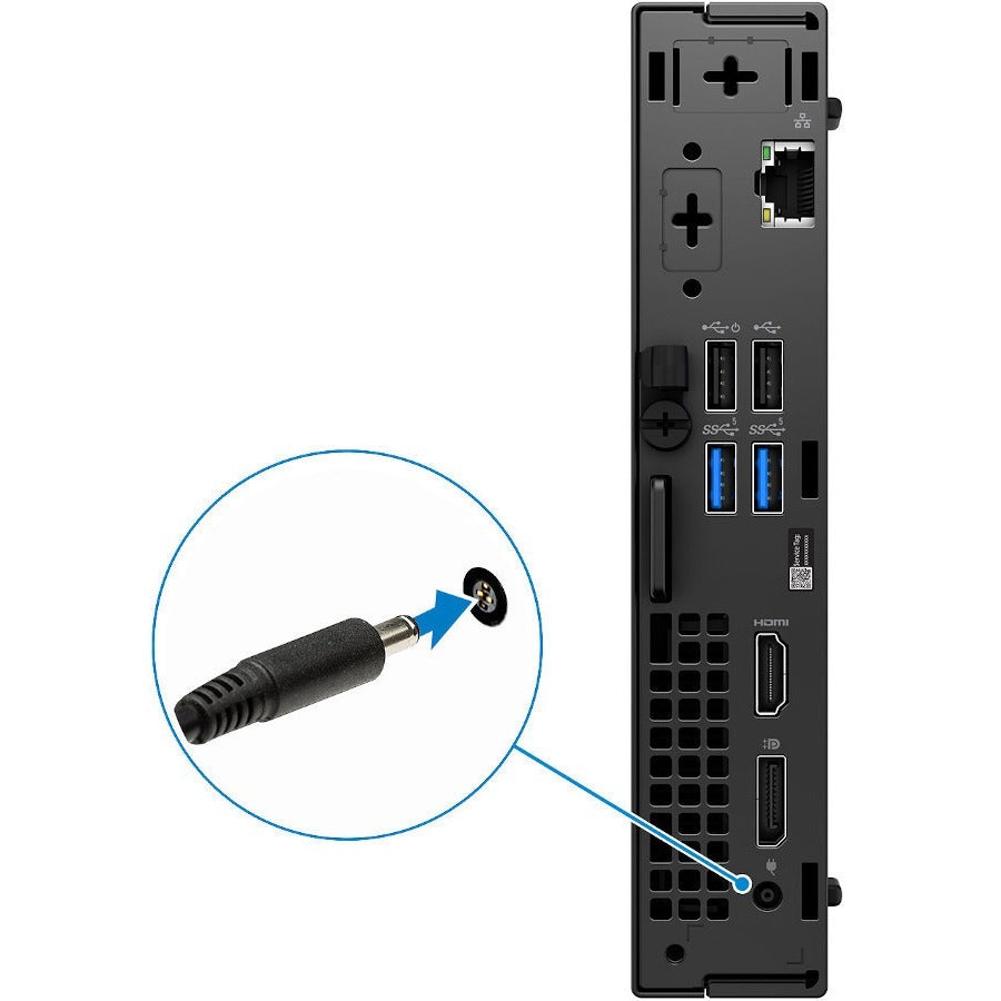 Dell OptiPlex 3000 Desktop Computer - Intel Core i5 12th Gen i5-12500T - 16 GB - 512 GB SSD - Micro PC - Black TMY7D