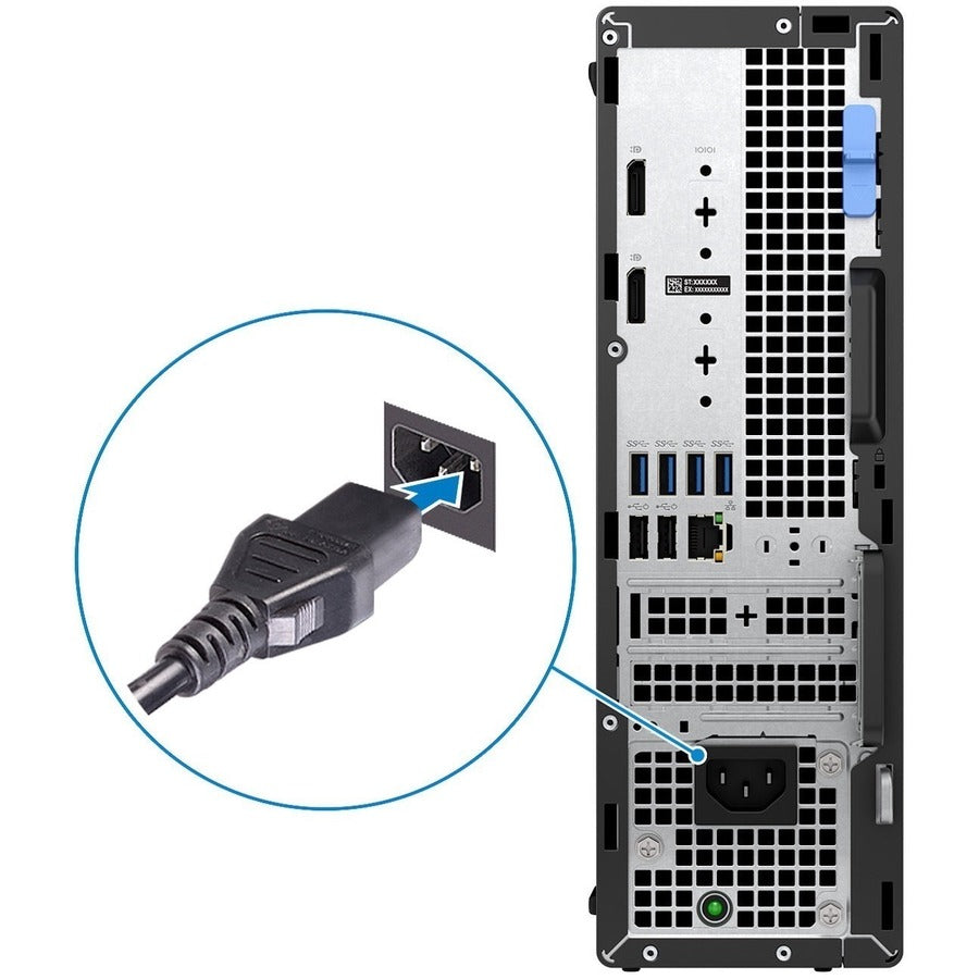 Dell OptiPlex 5000 Desktop Computer - Intel Core i7 12th Gen i7-12700 - vPro Technology - 16 GB - 256 GB SSD - Small Form Factor - Black 8JPJ5