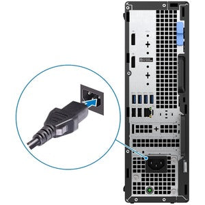 Dell OptiPlex 5000 Desktop Computer - Intel Core i7 12th Gen i7-12700 - vPro Technology - 16 GB - 256 GB SSD - Small Form Factor - Black 9KFHT