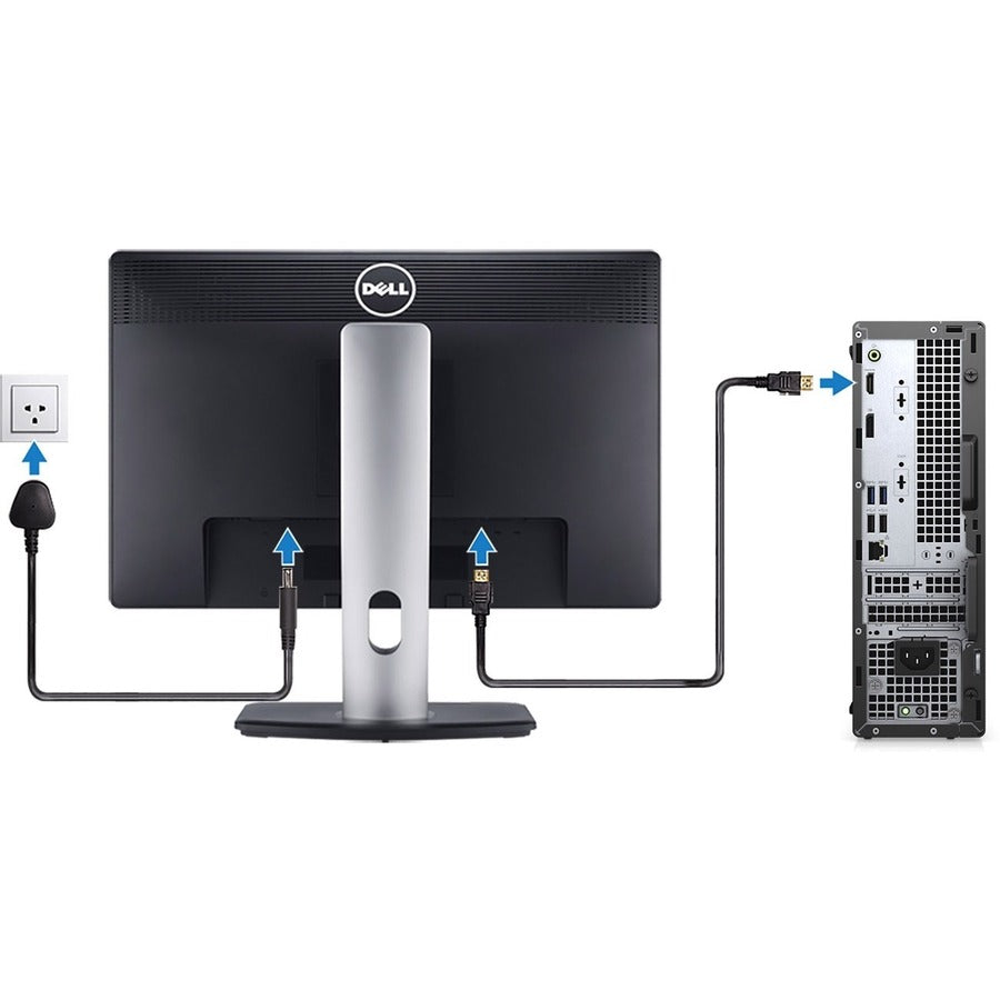 Dell Optiplex 3090 Ddr4-Sdram I5-10505 Sff Intel® Core™ I5 8 Gb 256 Gb Ssd Windows 10 Pro Pc Black