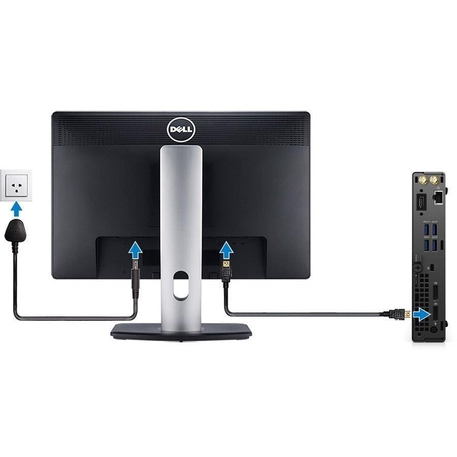 Dell Optiplex 7090 Ddr4-Sdram I5-10505 Mff Intel® Core™ I5 8 Gb 256 Gb Ssd Windows 10 Pro Mini Pc Black