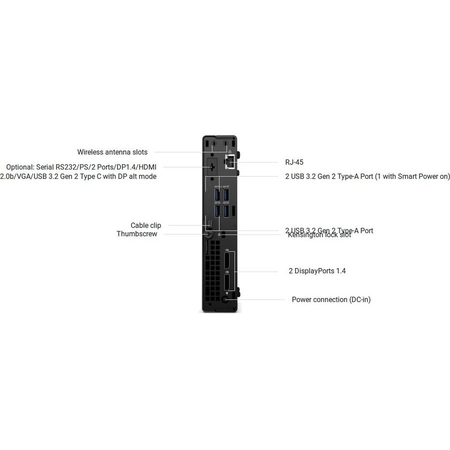 Dell Optiplex 7090 Ddr4-Sdram I5-10505 Mff Intel® Core™ I5 8 Gb 256 Gb Ssd Windows 10 Pro Mini Pc Black