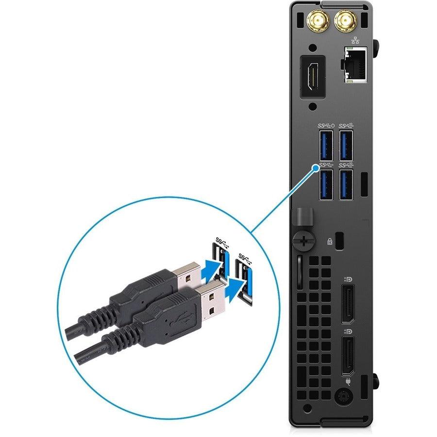 Dell Optiplex 7090 Ddr4-Sdram I5-10505 Mff Intel® Core™ I5 8 Gb 256 Gb Ssd Windows 10 Pro Mini Pc Black