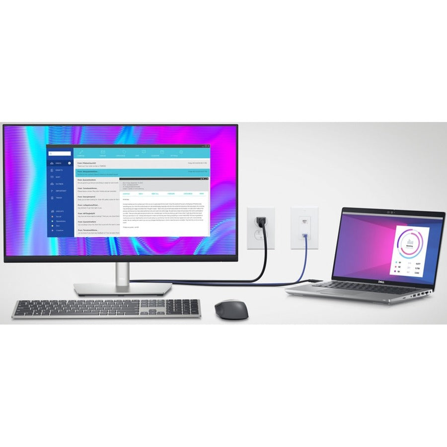 Dell P Series P2723Qe 68.6 Cm (27") 3840 X 2160 Pixels 4K Ultra Hd Lcd Black, Silver