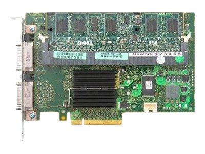 Dell PERC 6/E SAS - Storage controller (RAID) - 2 Channel - SAS - RAID RAID 0, 1, 5, 6, 10, 50, 60 - PCIe x8 -
