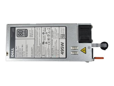 Dell - Power supply - hot-plug / redundant (plug-in module) - 495 Watt - for PowerEdge T430 (495 Watt), T630 (495 Watt)