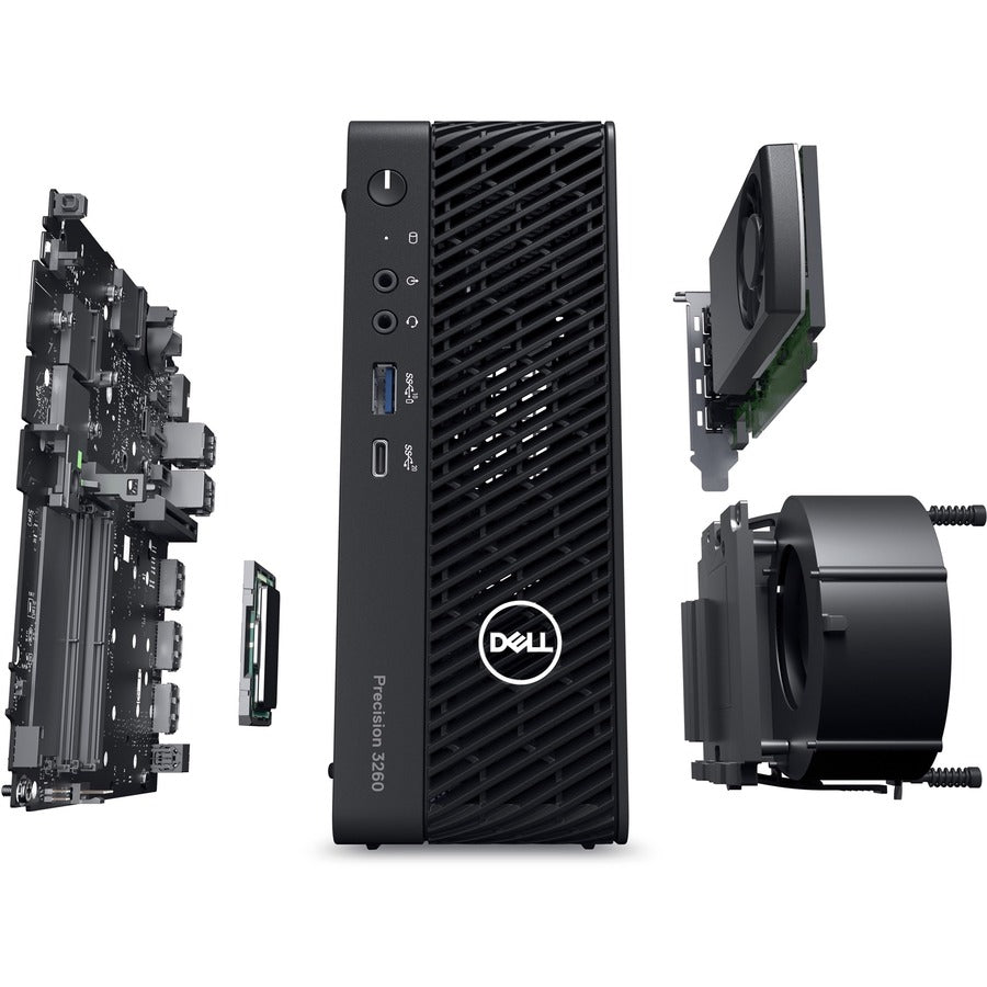 Dell Precision 3000 3260 Workstation - Intel Core i7 12th Gen i7-12700 - 16 GB - 512 GB SSD - Ultra Small HY9X7