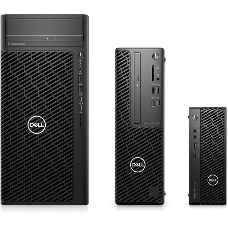Dell Precision 3000 3260 Workstation - Intel Core i7 Dodeca-core (12 Core) i7-12700 12th Gen 2.10 GHz - 16 GB DDR5 SDRAM RAM - 512 GB SSD - Ultra Small
