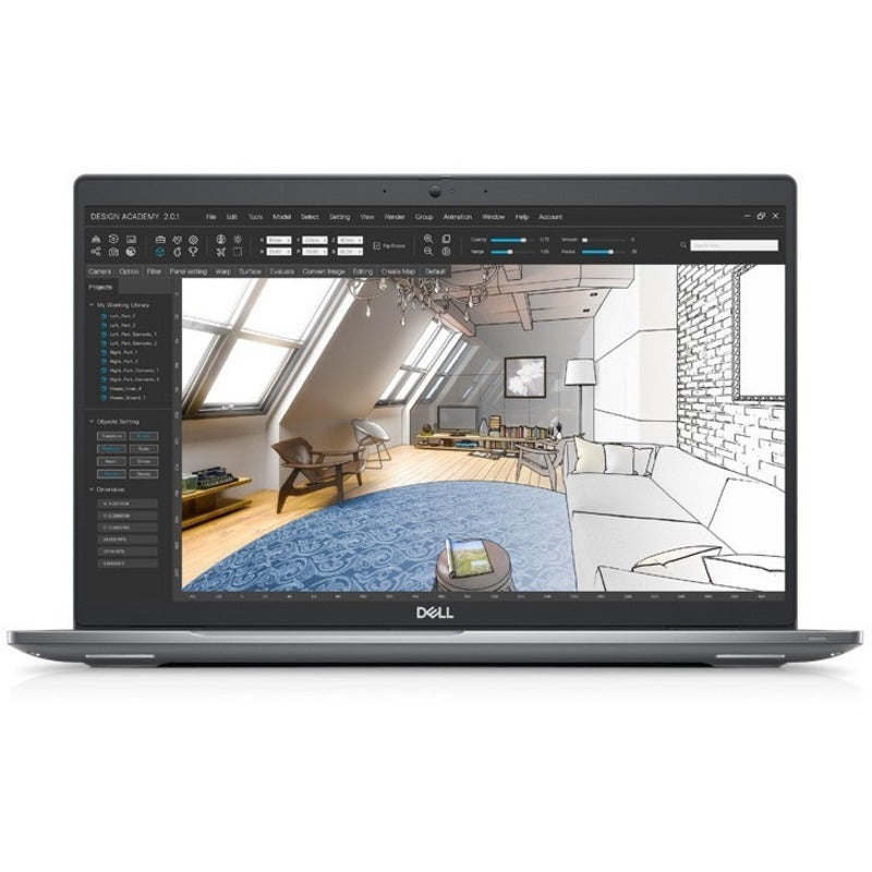 Dell Precision 3000 3570 15.6 Mobile Workstation - Full HD - Intel Core i5 12th Gen i5-1245U - vPro Technology - 16 GB - 256 GB SSD - English (US) Keyboard - Titan Gray" 1KC81