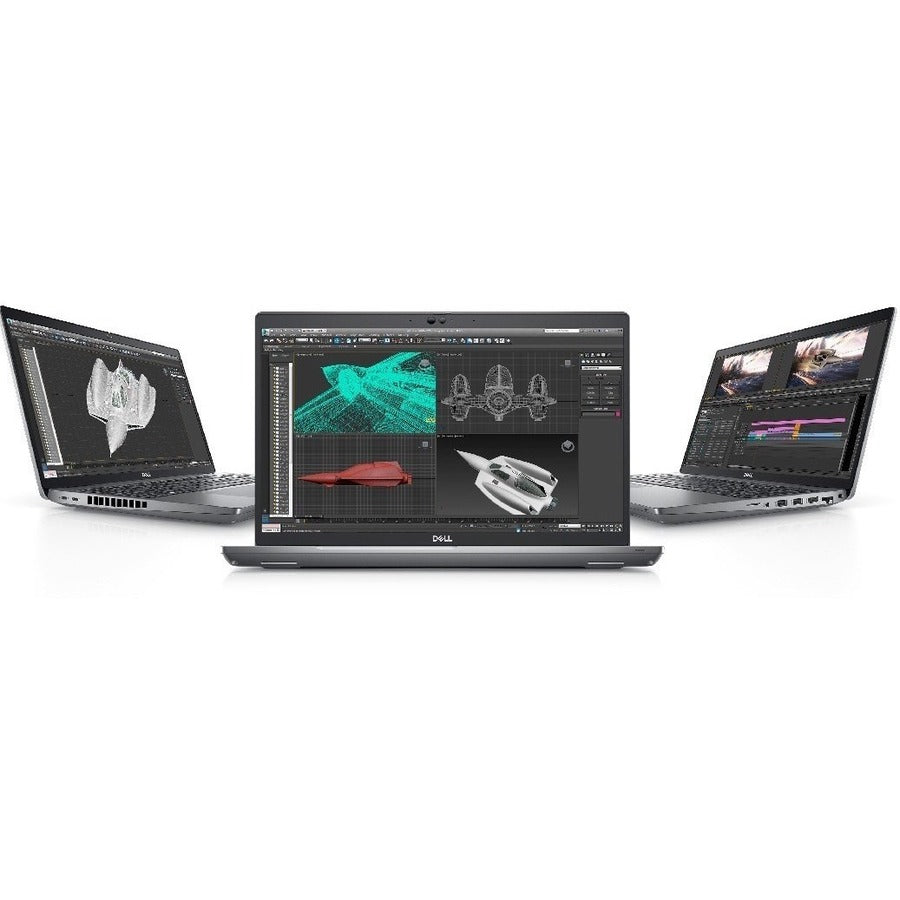 Dell Precision 3000 3571 15.6 Mobile Workstation - Full HD - Intel Core i5 12th Gen i5-12600H - vPro Technology - 16 GB - 256 GB SSD - English (US) Keyboard - Titan Gray" KXT3J