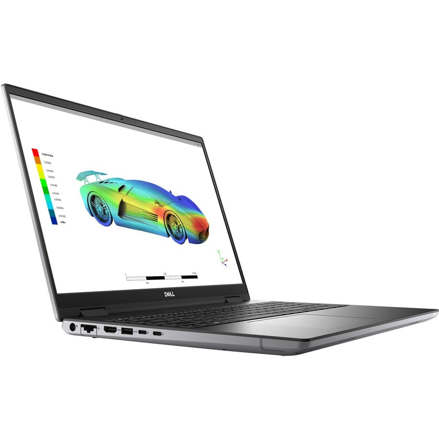 Dell Precision 7000 7670 16 Mobile Workstation - Full HD Plus - Intel Core i7 12th Gen i7-12850HX - vPro Technology - 32 GB - 512 GB SSD - English (US) Keyboard - Aluminum Titan Gray" N66RK