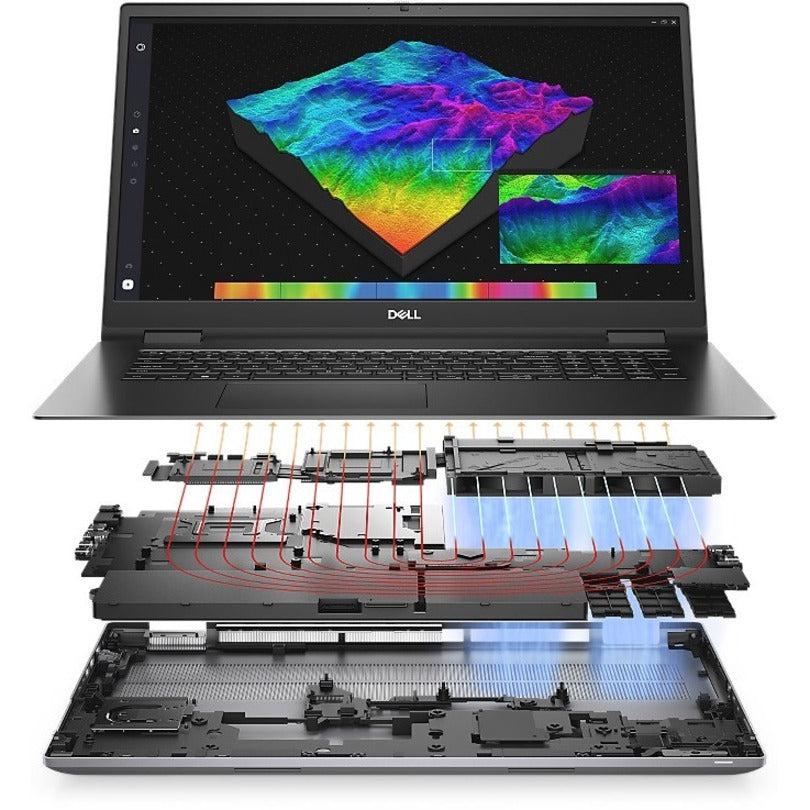 Dell Precision 7000 7770 17.3 Mobile Workstation - Full HD - Intel Core i5 12th Gen i5-12600HX - vPro Technology - 16 GB - 256 GB SSD - English (US) Keyboard - Aluminum Titan Gray" 2KGWC