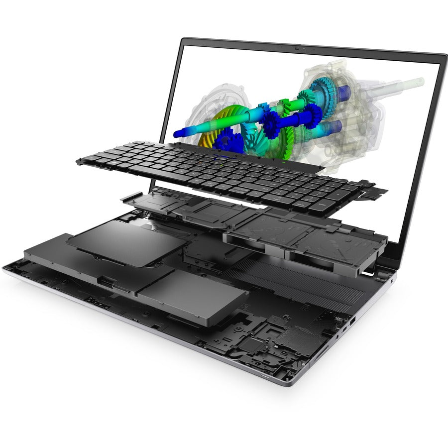 Dell Precision 7000 7770 17.3 Mobile Workstation - Full HD - Intel Core i5 12th Gen i5-12600HX - vPro Technology - 16 GB - 256 GB SSD - English (US) Keyboard - Aluminum Titan Gray" 2KGWC