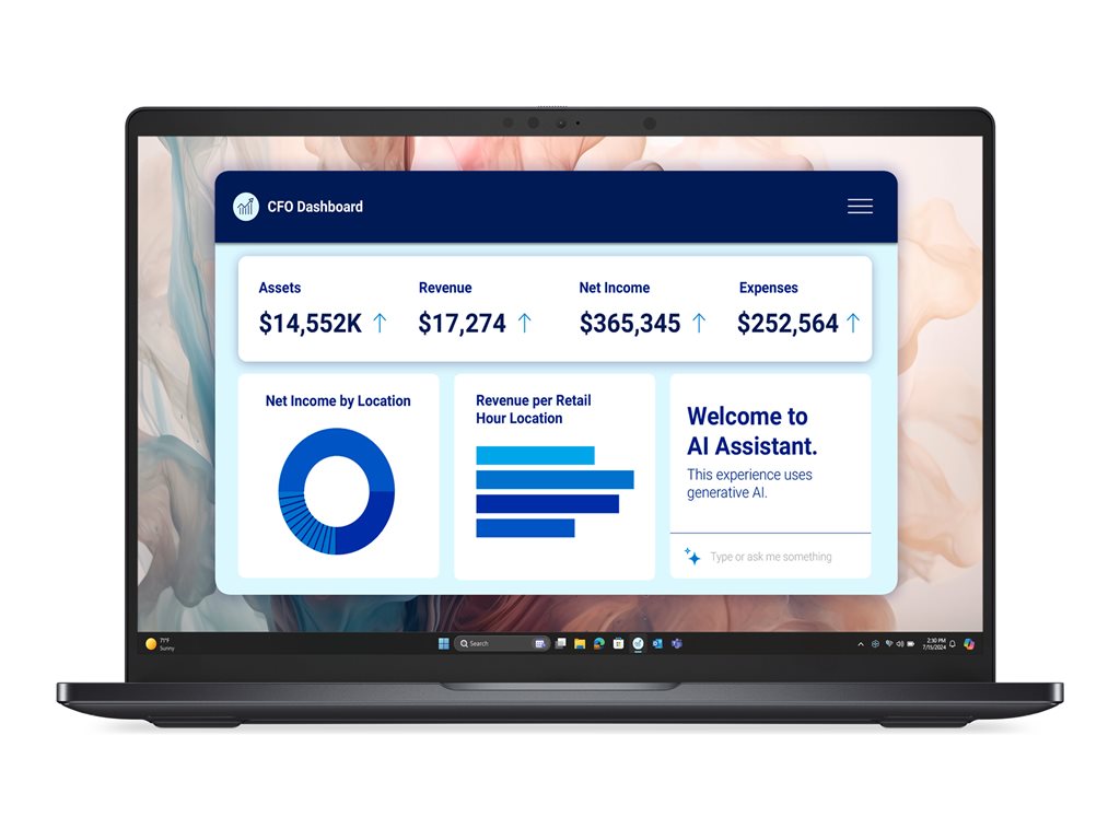 Dell Pro 14 Premium PA14250 Laptop - Intel Core Ultra 7, 5 GHz, Win 11 Pro