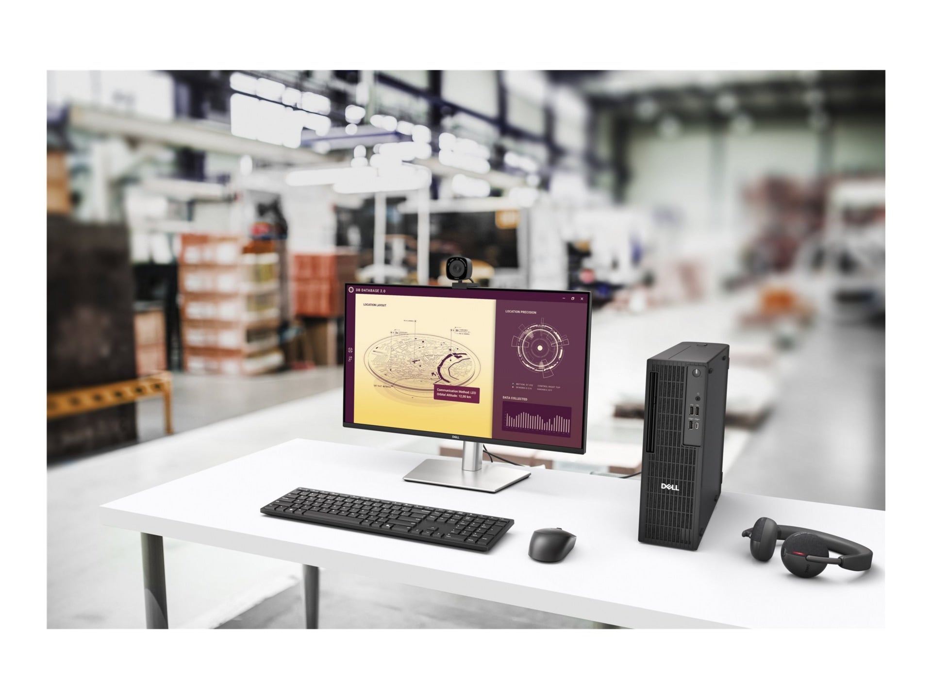 Dell Pro Slim QCS1255 Desktop, 512GB SSD, No Optical Drive, 180W PSU, US Cord