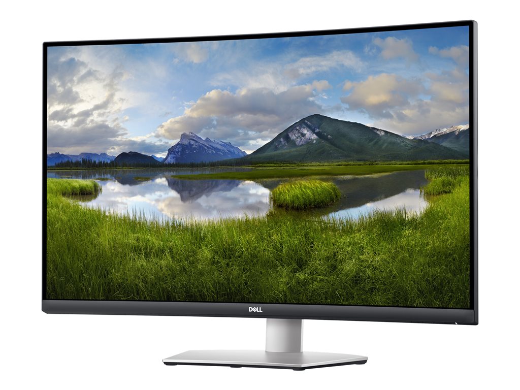 Dell S3221QS - LED monitor - curved - 32 (31.5" viewable) - 3840 x 2160 4K @ 60 Hz - VA - 300 cd/mï¿½ - 3000:1 - 4 ms - 2xHDMI