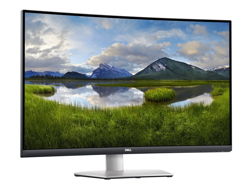Dell S3221QS - LED monitor - curved - 32 (31.5" viewable) - 3840 x 2160 4K @ 60 Hz - VA - 300 cd/mï¿½ - 3000:1 - 4 ms - 2xHDMI
