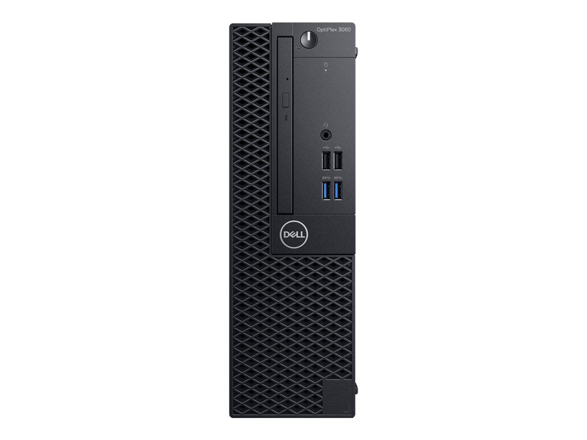 Dell TDSourcing OptiPlex 3060 - SFF - Core i3 8100 up to - RAM 8 GB - HDD 500 GB - DVD-Writer - UHD Graphics 630 - Gigabit Ethernet D7CKR
