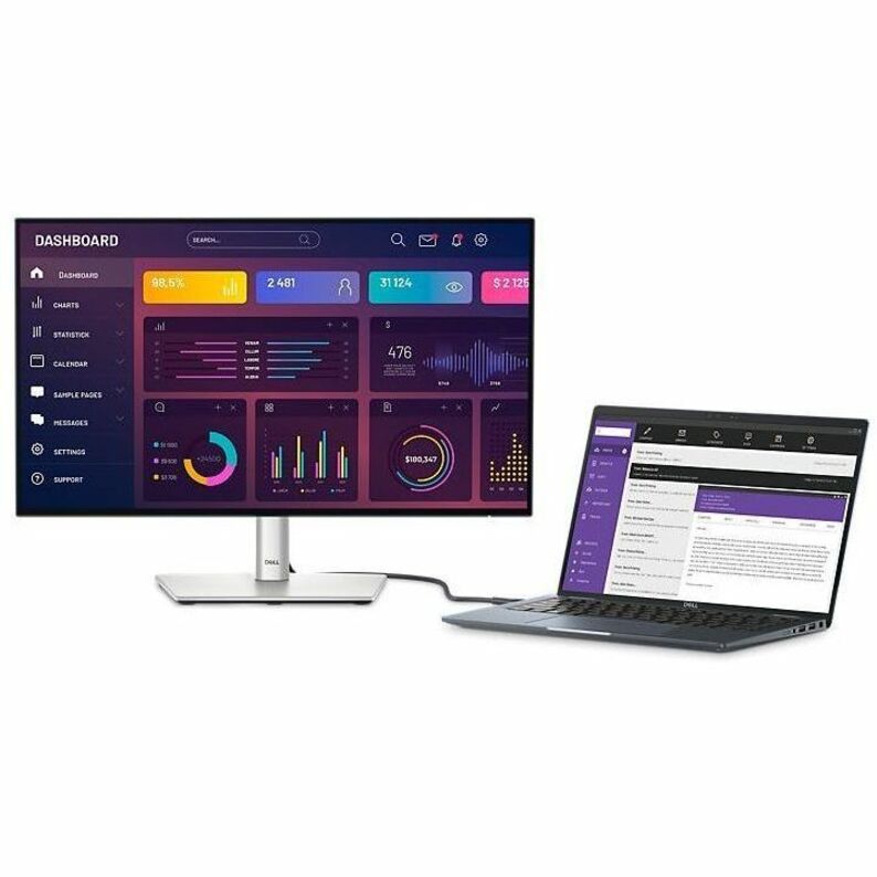 Dell UltraSharp U2424HE 24 Class Full HD LED Monitor - 16:9 - 23.8 Viewable - In-plane Swi
