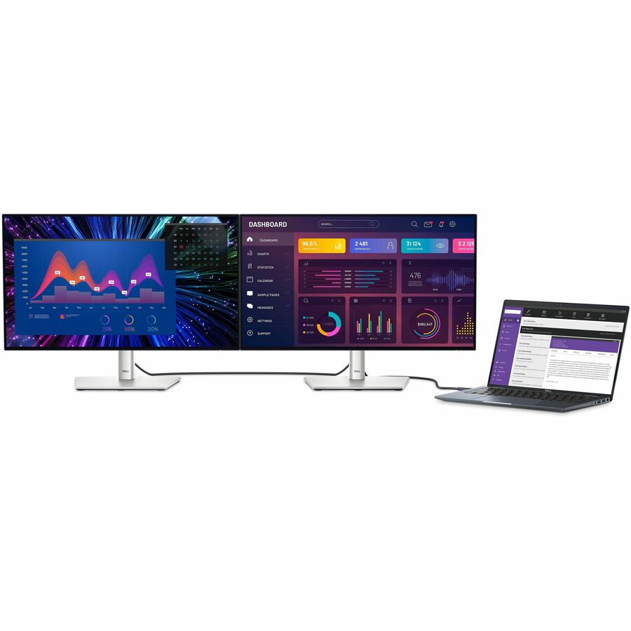 Dell UltraSharp U2424HE 24 Class Full HD LED Monitor - 16:9 - 23.8 Viewable - In-plane Swi
