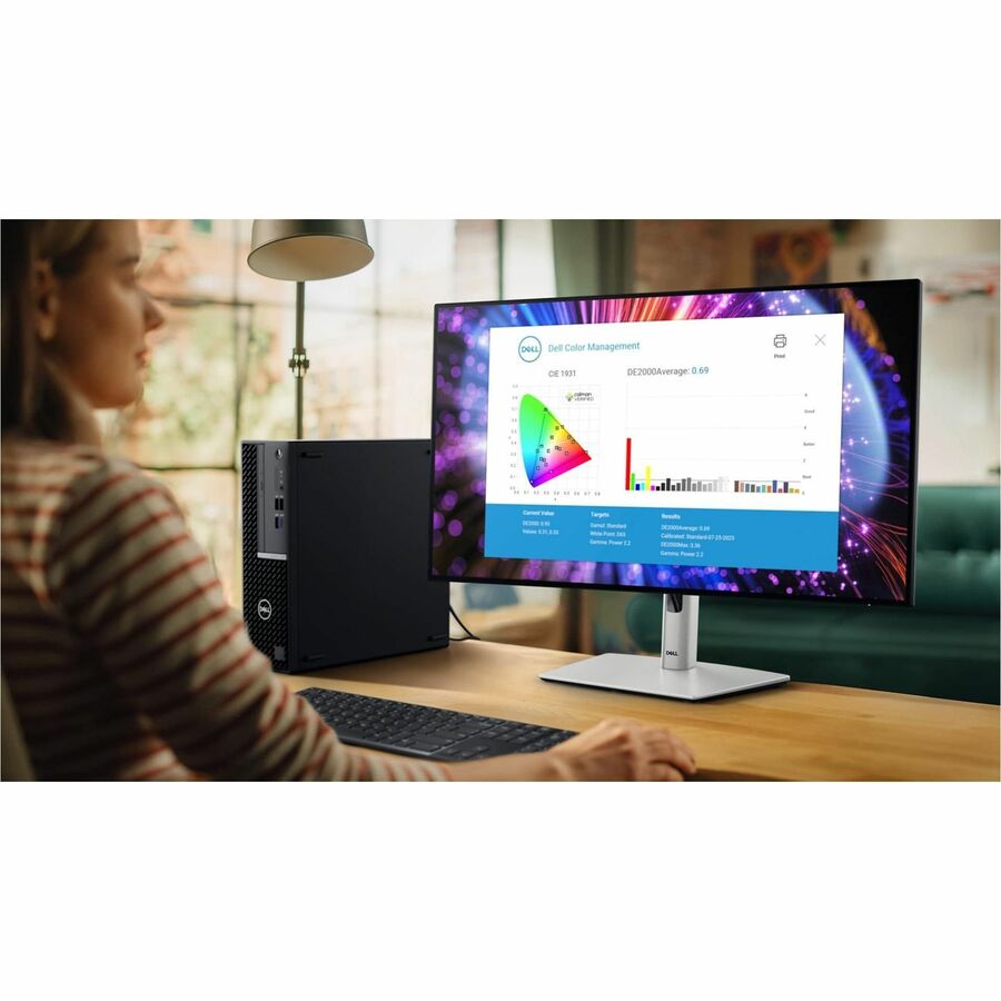 Dell UltraSharp U2724D 27 Class WQHD LED Monitor - 16:9 - Platinum Silver - 27 Viewable -