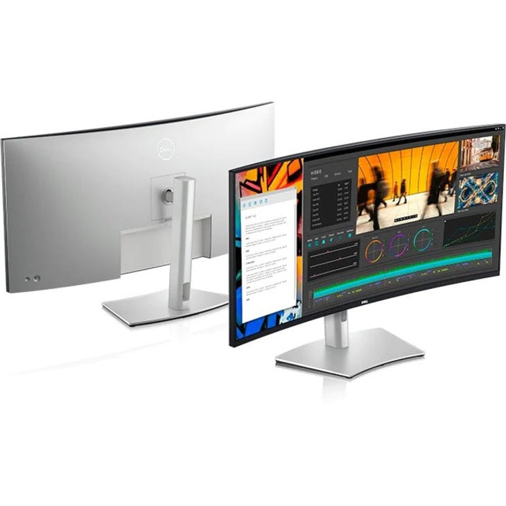 Dell Ultrasharp U4021Qw 39.7" 5K2K Wuhd Curved Screen Led Lcd Monitor - 21:9 - Black, Silver