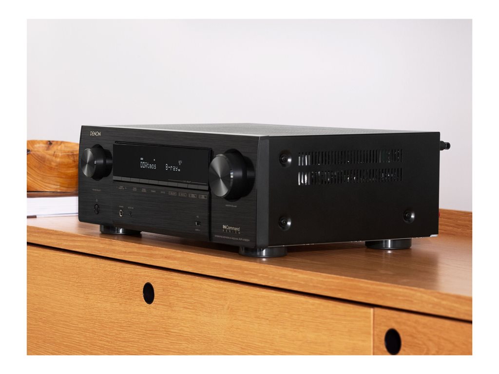 Denon AVR-X1800H - AV network receiver - 8K - HDR - 7.2 channel - 7 x 80 Watt - black DN-AVR-X1800H