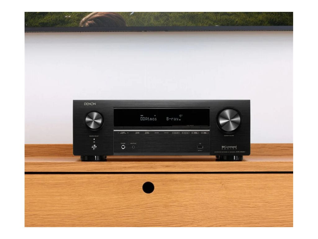 Denon AVR-X1800H - AV network receiver - 8K - HDR - 7.2 channel - 7 x 80 Watt - black DN-AVR-X1800H