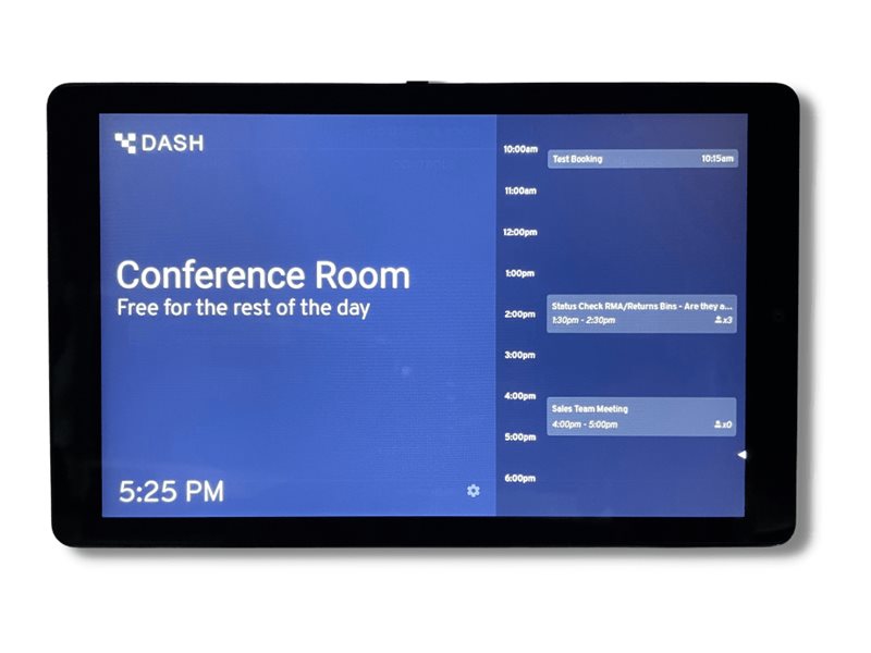 Denton Tab-8 - Room manager - 1 gang - wireless, wired - Bluetooth, Wi-Fi - 10/100 Ethernet DENT-TAB-8-SCHEDULER